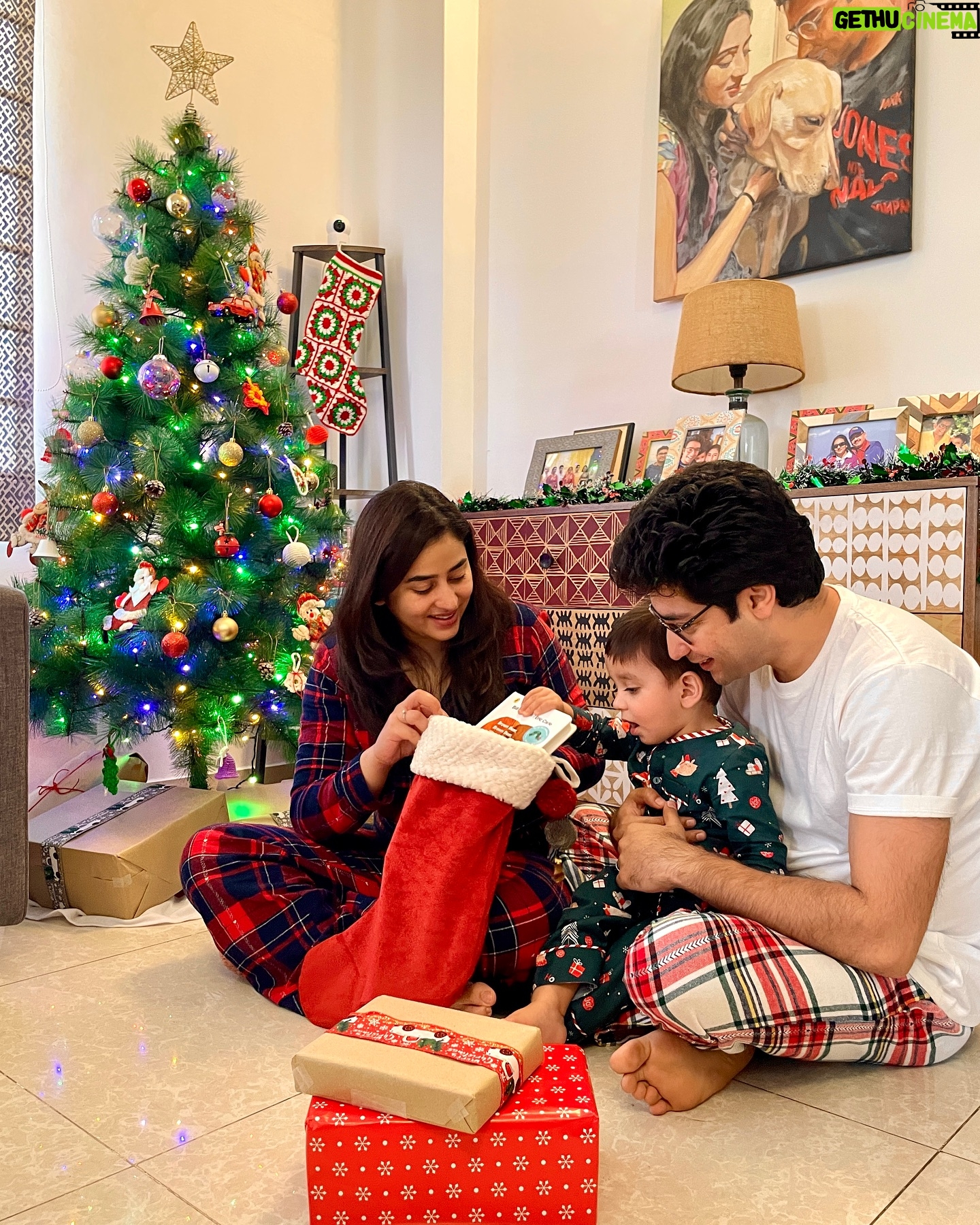 Ridhima Ghosh - 23.9K Likes - ✨ Christmas Morning Bliss! 🎄🎁
There’s nothing more magical than watching the wonder of Christmas through Dheer’s eyes. His little hands tearing open gifts, his laughter filling the room, and the warmth of family around the tree—this is what the holidays are all about.
Here’s to love, laughter, and creating beautiful memories together. From our family to yours, Merry Christmas! ❤️🎅
#FamilyChristmas #MakingMemories #Christmas2024