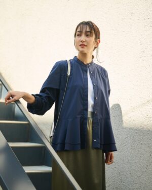 Rin Takanashi Instagram - 本日より#Newansさんとコラボしたお洋服が販売開始しました✨

着こなし方や、カラーによって、色々な表情を見せてくれますよ☺︎🩵
私も、着てお出かけするのが楽しみ😊

#PR #Newans @newans.official