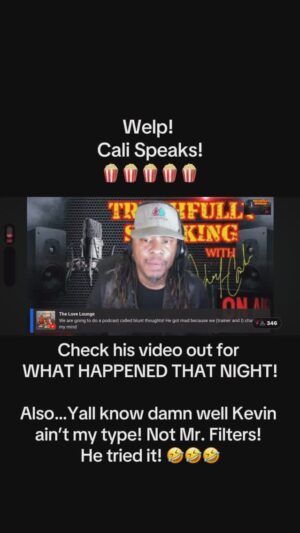 Royce Reed Instagram - Welp! Cali is speaking! 💅🏾🥰🫠🙃🍿 Check his full video out for 
WHAT HAPPENED THAT NIGHT TO HIM! 

Also…Yall know damn well Kevin 
ain’t my type! Not Mr. Filters! 
He tried it! 🤣🤣🤣