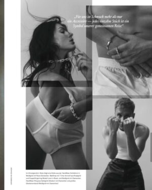 Ruby O. Fee Instagram - We’re on the cover of  @icon.magazin 🤍 ! Feeling so grateful and happy to be part of this. Thank you for all the love and support!
@tiffanyandco 🤍🩵🤍