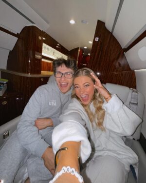 Rylee Arnold Instagram - WE DID IT!!! So incredibly grateful for this season and everything that came with it!!! Forever proud of you Stephen that finale was perfect!! thank you for it all✨🫶🏼🥹 btw this is me and Stephen’s first time on a private jet and we are FREAKING OUT!!!!