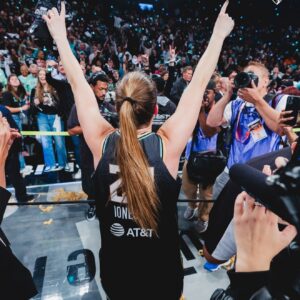 Sabrina Ionescu Instagram - 26, thank you ✨
Married my best friend, won a gold medal 🥇, and a WNBA championship 🏆 all in the same year. God is good. 
Beyond grateful for everything this year had to offer, and thankful for everyone a part of my circle🫶🏼 
27… Let’s get it! 
ps: getting my thumb fixed was quite the bday present 👍🏼