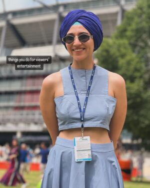 Sahiba Bali Instagram - BGT- Bumrah’s a Goat Trophy. 

@starsportsindia represent 🫶🏼

#BorderGavaskarTrophy #BoxingDay #IndVsAus