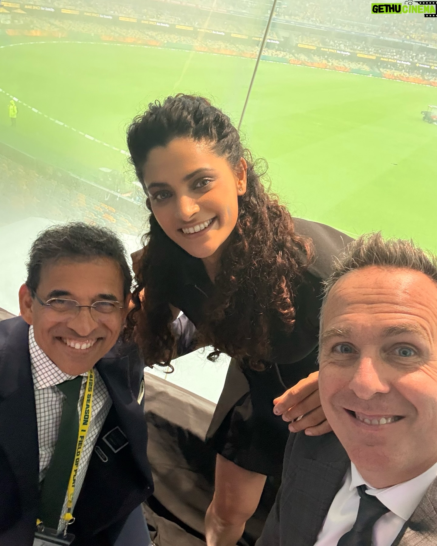 Saiyami Kher - 99.7K Likes - I smile like a little girl every time I get to watch live sport, and it doesn’t get better or bigger than The Gabba! Ever since I was 8 years old, I’d wake up at 5 am, make excuses to skip school, and watch India take on Australia. I’d wake up and see Australia dominate at the Gabba. Then, in 2021, we witnessed history. @ajinkyarahane and his entire team conquered fortress Gabba! Gill’s 91, the Shardul-Washy partnership, Siraj’s five-fer, and the unforgettable Pant knock — it was all magical!
Thanks to Tourism Australia, I got to live this childhood dream. I got to watch the Gabba Test with fantastic seats and even better company! Sadly, the result wasn’t what we wanted, but as a cricket fan, I was just so happy to see Bumrah on fire. This game became even more special because I got to catch up with @bhogle_harsha , @michaelvaughan , @gilly381 , @haydos359 , @isaguha @davidwarner31 and watch them work their magic on commentary. After the match, I was heartbroken to hear that @rashwin99 has retired. He’s the most intelligent cricketer, who played the game like chess! I’ll really miss him and all his variations on the field.
This could possibly also be the last Test match on this historic ground, as it’s supposed to be broken down for renovations. So, lots of memories to take back with me.
1-1 see you’ll at Boxing Day 🙌🏽
@australia @queensland @visitbrisbane @cricketaustralia #hostedby @thegabbabrisbane #brisbaneanyday #thisisqueensland #seeaustralia