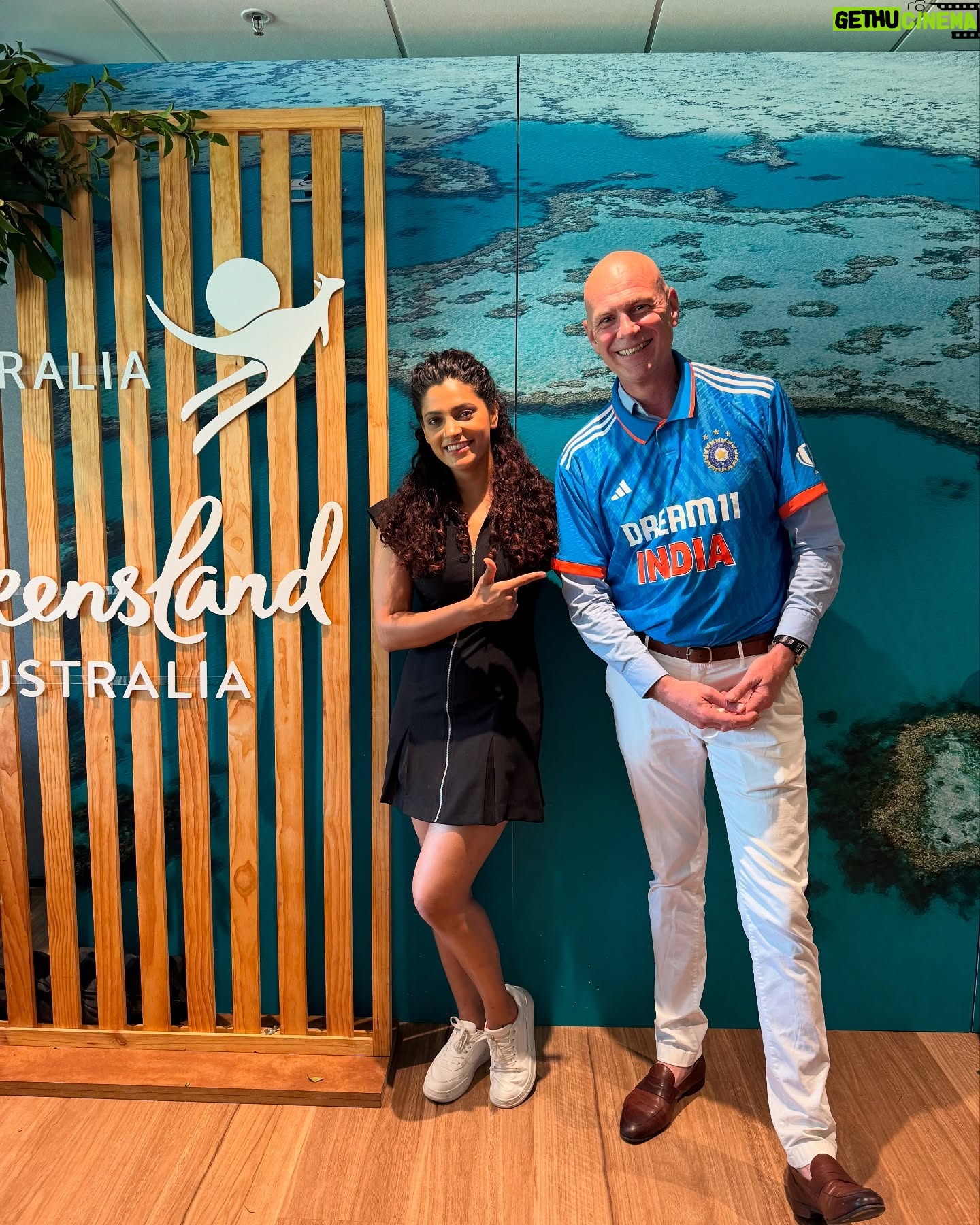 Saiyami Kher - 99.7K Likes - I smile like a little girl every time I get to watch live sport, and it doesn’t get better or bigger than The Gabba! Ever since I was 8 years old, I’d wake up at 5 am, make excuses to skip school, and watch India take on Australia. I’d wake up and see Australia dominate at the Gabba. Then, in 2021, we witnessed history. @ajinkyarahane and his entire team conquered fortress Gabba! Gill’s 91, the Shardul-Washy partnership, Siraj’s five-fer, and the unforgettable Pant knock — it was all magical!
Thanks to Tourism Australia, I got to live this childhood dream. I got to watch the Gabba Test with fantastic seats and even better company! Sadly, the result wasn’t what we wanted, but as a cricket fan, I was just so happy to see Bumrah on fire. This game became even more special because I got to catch up with @bhogle_harsha , @michaelvaughan , @gilly381 , @haydos359 , @isaguha @davidwarner31 and watch them work their magic on commentary. After the match, I was heartbroken to hear that @rashwin99 has retired. He’s the most intelligent cricketer, who played the game like chess! I’ll really miss him and all his variations on the field.
This could possibly also be the last Test match on this historic ground, as it’s supposed to be broken down for renovations. So, lots of memories to take back with me.
1-1 see you’ll at Boxing Day 🙌🏽
@australia @queensland @visitbrisbane @cricketaustralia #hostedby @thegabbabrisbane #brisbaneanyday #thisisqueensland #seeaustralia