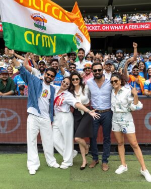 Saiyami Kher Instagram - A Boxing Day Test has always been on my bucket list, and this trip to Australia has fulfilled so many of my dreams. I had heard so much about the atmosphere of a Boxing Day game, but nothing could prepare me for experiencing it live. The reality far exceeded the hype.

Test cricket is the purest form of the game for me. There’s something special about it, even during the quiet phases when it feels like not much is happening. There’s always a battle on, the changing conditions, and the building pressure. Test cricket is a true test of patience, resilience, and the ability to adapt to the unpredictable, whether it’s the pitch, the weather, or the mental challenges players face.

When India came out to bat, the energy in the stadium felt like I was at a home game. The @thebharatarmy knows how to create an atmosphere like no other. I’ve watched countless games with them in the North Stand, but witnessing their full force by the boundary line was something else entirely.

Can’t thankyou @australia enough for this magical @mcg experience. Sitting in the MCC Reserve Box, walking to the boundary line, and stepping onto the iconic ground —it all felt like a dream. And to top it off, I even got to play with the kids at the MCG. I never imagined in my wildest dreams that I’d have the chance to roll my arm over at such a historic ground.

The atmosphere, the passion, and the history—it’s an experience I’ll never forget. This trip has given me memories for a lifetime. Until we meet again ♥️

@australia @mcg @visitmelbourne #hostedby #seeaustralia #visitmelbourne #bgt