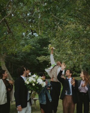 Salma Abu Deif Instagram - Announcements, flowers, friends and family 🤍 💕🤍♾️
