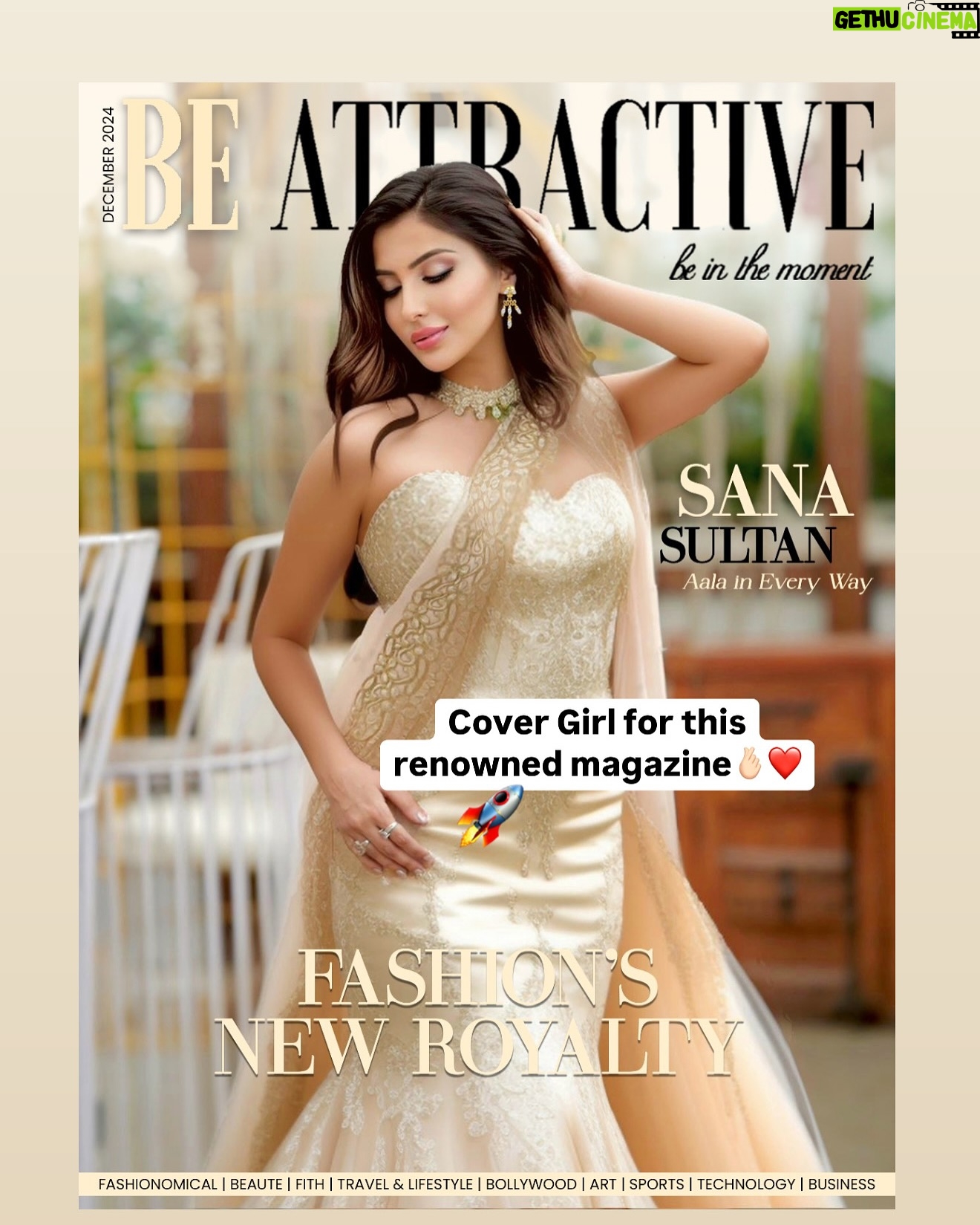 Sana Sultan - 312.6K Likes - 2024- Life changing Year of my life
Never (All unexpected yet best things happened to me this year Professionally & Personally)
-Did Bigboss (Doing realityshow like bigboss) made me stronger, Got me love from my audience & i got title of “Aala Girl” 🫰🏻
-Did Around 18 music videos
-Cover Girl for 2 brilliant magazines
-International Calender shoot for Global magazine
-Signed a Contract as a brand ambassador for an amazing brand!
Personally : (ye mere liye b unexpected tha)
-Got Blessed with best man
-Got Nikahfied at purest place.. Madina (No less than a dream)
-Did Umrah along with my Family
-became a better human ( i truly feel i have become more aware of how important it is to b kind & Humble)
Thanking God & Universe for this beautiful year.
How Ever now i am looking forward for 2025 (To be Life Winning year of my life)
I Know it vl… Gut says it! Lesss go🫰🏻🚀👑🔥