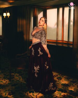 Sanjeeda Sheikh Instagram - Known for her grace and unwavering confidence, actor Sanjeeda Shaikh’s (@iamsanjeeda) personal style is a delightful blend of authenticity, comfort, and elegance. Her fashion choices are driven by self-expression and confidence rather than passing trends, making her approach timeless and unique.

In an exclusive shoot for HT City Showstoppers, Sanjeeda stuns in a maroon velvet lehenga by SABE (@sabeofficial_), designed by Sanil and Beenu Makhija. The ensemble, adorned with intricate zardozi embroidery and paired with a sequinned blouse, is styled with a chic bag from Tweak with Aaru (@tweakwithaaru).

Creative Director: Shara Ashraf Prayag (@sharaashraf)
Photographer: Abhishek Gaikwad (@abhishekgaikwadphotography)
Stylist: Priyanka Castelino (@castelino_priyanka)
Makeup and Hair: Madhur Purohit (@madhursfx)
Production: Soumya Vajpayee (@soumyavajpayee16) and Zahera Kayanat (@kayanaaaaat) 
Location: ITC Maratha, Andheri (E), Mumbai (@itcmaratha)
Story & Talent Coordination: Mugdha Kapoor (@mugdhakapoor913)

#sanjeeda #sanjeedasheikh #sanjeedashaikh #sanjeedafans #beauty #fashion #fashioninsta #fashioninspiration #shoot #timelessstyle #fashionogram