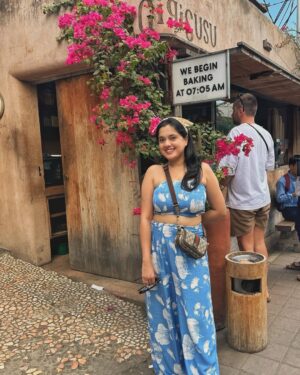 Sarah Hussain Instagram - Seminyak is Seminyaking as I take you to explore the best food places of this place. 🌻

1. @kyndcommunity - it’s pink, it’s vegan, and it’s Instagram worthy. 👧 
2. Gi Pi Susu- Best coffee and croissants. 🥐 
3. @motelmexicola - Party, and the best gauc and tacos you’ll ever have.
4. @zai_cafe - Authentic Lebanese food, great chicken Kababs and Mezze dips.
5. @theavocadofactory - Factory that has everything related to to Avocados, from toast to smoothie, to salad, and burgers and much more.

I’m still here and exploring, let me know your recommendations and I’ll visit it tonight. 🌸 #Bali #Seminyak #Food #Tasty #Travel
