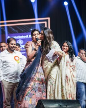 Satya sri Instagram - "Started this journey at 16 years, and now, 10 years later, I stand here with this award in hand. 🌟 Hard work truly pays off! Grateful to @vishnu_boppana and @virtusa_life_spaces for the recognition and support. Thank you so much to everyone who has supported me throughout my journey.

A special thanks to Guruvu garu  @chammakchandra_official garu for their guidance and encouragement. My heartfelt gratitude to @mallemalatv the entire Jabardasth family, and @etvtelugu2708 for giving me the platform and opportunity to grow and showcase my talent.

I am especially grateful for the unwavering support that my parents have given me throughout my journey. ❤️ Here’s to chasing dreams and achieving more! 🙌✨

PC: @v_capturesphotography
Hairstyle: @purna_stylist_143

#10YearsOfPassion #HardWorkPaysOff #Gratitude"
#satyasri #actresssatyasri #me_satyasri