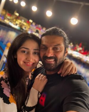 Sayyeshaa Saigal Instagram - Happy Birthday my love! Praying for you to get all the success and happiness in the world! You have the best heart! Love you so much ❤️❤️🤗🤗 @aryaoffl 

#happybirthday#husband#blessed#love#instadaily#instagram