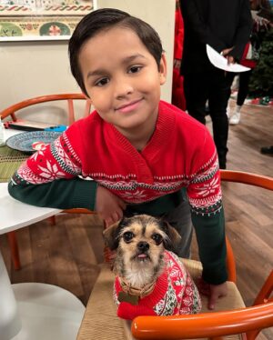 Selenis Leyva Instagram - festive sweaters are highly encouraged. 🎅 don’t miss the holiday episode of #LopezVsLopez TONIGHT at 9:45/8:45c on NBC and streaming next day on @peacock.
