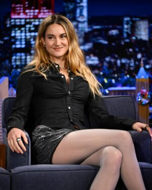 Shailene Woodley Instagram - @shailenewoodley is here tonight to talk her Broadway debut in Cult of Love! #FallonTonight 

📷 @toddowyoung
