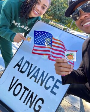 Shamari DeVoe Instagram - #VOTE —> Who’s aligned more with your values and direction for our country?