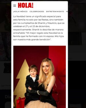 Shanik Aspe Instagram - Les deseamos una feliz Navidad ! ❤️ Recuerdas lo que tanto le pedías a Dios y hoy ya tienes en tus manos ? 
Es tiempo de agradecer por lo bueno y también por “lo malo “ porque todo tiene un propósito hermoso para aquellos que creemos y confiamos en él . 

Juan 3:16
Porque de tal manera amó Dios al mundo, que ha dado a su Hijo unigénito, para que todo aquel que en él cree, no se pierda, mas tenga vida eterna.
 
Gracias @holacom por ser parte de nuestra historia familiar 
Fotos : @fernandaortizph  eres increíble fer !

Maquillaje : @ilceporrasmakeup love you 
peinado: @arlette_sandhairstyle ❤️❤️

Stylist :  Shanik Aspe 😆❤️
Mama e hija : @mayesstyle