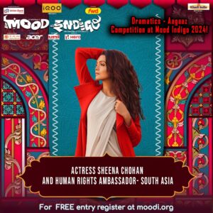 Sheena Chohan Instagram - Judging the Dramatics Competition (Aagaaz) today at @iitbombay.moodi 2024! ♥️ #TheaterLove
From riveting improv to powerful street plays, there’s a stage waiting for every performer. Stepping into the day with youthful passionate energy at the fest and bringing hope and dreams to life!

Thank you @arvindgaur_ and @asmita.theatre for inviting me🙏

“All the world’s a stage, and all the men and women merely players; they have their exits and their entrances.” Shakespeare 😊- 

#moodindigo #mi2k24 #fest #cultural #iitbombay #college #trending #viral #competition #drama #iQOOMoodIndigo2024 #sheenachohan
