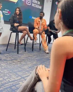 Shivika Rishi Instagram - Epic day! Thankyou🫶 @metaindia & @amazonminitv for this Exclusive event with @remodsouza sir & @norafatehi ma’am …It’s all about wonderful memories at the end of the day

#bornoninstagram #myminireel #minireelmegafeel #hiphopindiaonamazonminitv #instagram #norafatehi #viralvideos #exploremore @viralbhayani