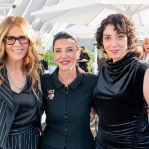 Shohreh Aghdashloo Instagram - Such an inspiring afternoon at the Academy Women’s Luncheon with Chanel! Celebrating the incredible Raha Amirfazli and Shadi Karamroudi, our Gold Fellowship recipients. ✨

@selenagomez, your speech was beautiful. And how lovely to see my dear Rita Wilson Hanks – she always brings such warmth to any occasion. ❤️ 

#AcademyGoldFellowship #WomenInFilm