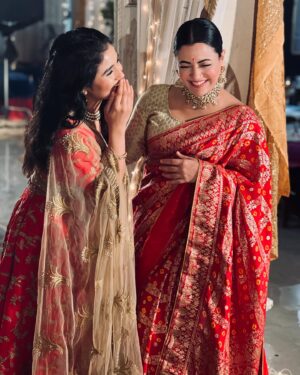 Shruti Rawat Instagram - We Like Sabyasachi Models Today 😎 #yehrishtakyakehlatahai #yrkkh