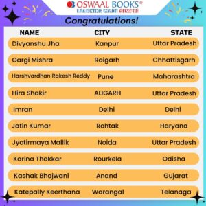 Shweta Arora Instagram - Congratulations to the winners of the Formula Book Giveaway 🤗 Published by @oswaalbooks, the “Formulae & Tricks for Quantitative Ability” book authored by me will help you with all competitive exam preparation and revision.

As a gesture, we decided to give 50 books to the lucky winners of the giveaway. Congratulations once again to all of you!

If you haven’t yet ordered the Formula Book, grab your copy by clicking on the link in my bio 💕

#giveaway #booklaunch #congratulations