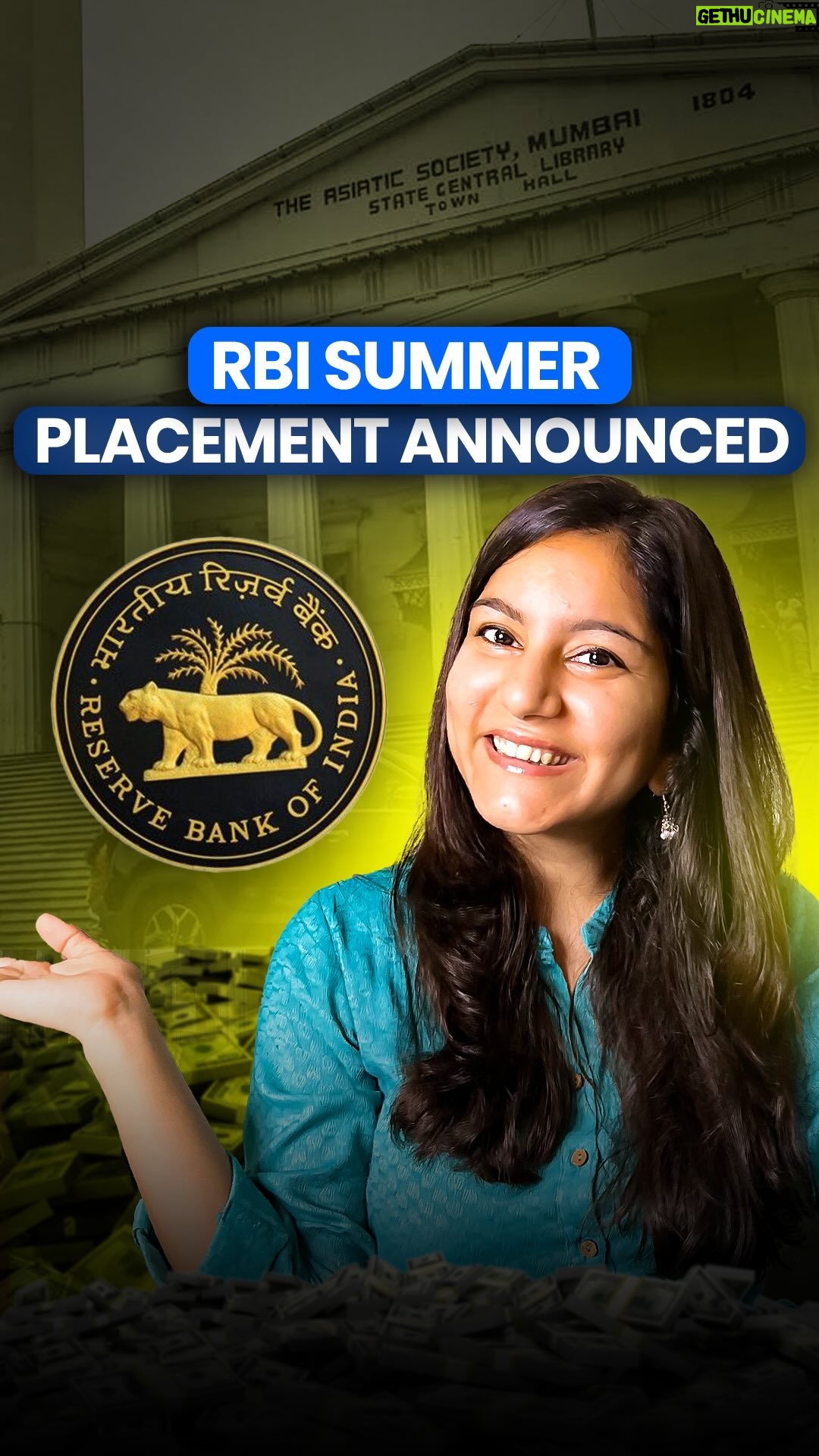 Shweta Arora - 5K Likes - Donāt Miss Out - RBI Placementš„
ā
You can earn a stipend of ā¹20,000 per month while getting a chance to work with the central bank for three months. š¦š°
ā ļø There is no application feeājust fill out a form! š
š Eligibility -
Students pursuing a) post-graduate courses b) Integrated five-year courses in Management / Statistics / Law / Commerce / Economics / Econometrics / Banking / Finance c) Three-year full time professional bachelorās degree in Law from reputed Institutions / Colleges located in India. Students who are currently in the penultimate year of their course can only apply for the summer placement.
šļø The last date to apply is December 15th.
š Check out the link in my bio! šš²
Donāt miss out on this amazing opportunity! š„
#rbi #RBIsummerplacement #internshipopportunity #students #centralbank #summerplacement #stipend #collegestudents #instagramreels #reels #instagram #internships #bestinternships #internship #internshipstudent