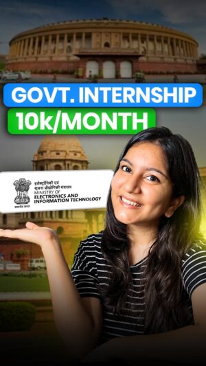 Shweta Arora Instagram - 🇮🇳 Government Internship 💸 ₹10,000/month ⚠️ Apply Soon! 

🎯 The Government of India announces the MeitY Internship 2024.

⬇️ Internship Details:
💰 Stipend: ₹10,000 per month.
🗓️ Duration: 2 months.
🧑🏻‍💻 Scope of Work: Research

📌 Check the ‘Eligibility’ in the Comments & the ‘Link’ in my Bio 📲

Hope it helps you! 🌟 Share it with everyone! 👥

🔶 Stay tuned for more Internship updates. 🔶

#ApplyNow #internships #bestinternships #internship #internshipstudent #collegestudents #CareerOpportunities #internshipindia #internshipforstudents #internshipopportunity #GOIinternship #governmentinternship #govtinternship #government #paidinternship #internshipprogram #students