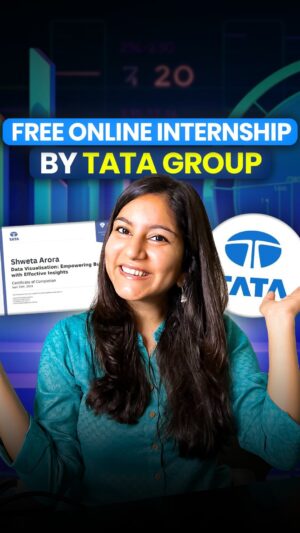 Shweta Arora Instagram - FREE Online Internship with Certificate! 💥

🎯 Want to intern with the TATA group❓❓

⬇️ Here’s a free chance! ⬇️
📊 Complete 4 data analysis tasks given by TATA group.
🎓 Earn an official certificate upon completion.
⏳ No time limit – work at your own pace. 
🙌 Open to everyone – no restrictions!

🎯 Don’t miss out on this incredible opportunity! ✅

🔔 Save it for future reference! 🔏

Hope it helps you! 🌟 Share it with everyone! 👥

🔶 Stay tuned for more Internship updates. 🔶

#tatagroup #internships #internship #internshipstudent #collegestudents #internshipindia #internshipforstudents #internshipopportunity #internshipprogram #students #onlineinternships #certificates #freeinternship #instagramreels #instagram