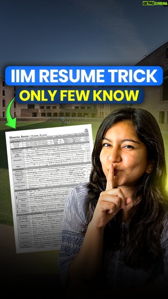 Shweta Arora - 12.8K Likes - š„ Share this āIIM Resume Trickā with your friends! š„
šš” Want to make your resume stand out like an IIM studentāā
ā¬ļø Hereās a trick:
š Fold your resume once horizontally and once vertically.
š Focus on placing all your key points and numbers in the top left quadrant.
š Recruiters read from top to bottom and left to right, so this top-loading or front-loading technique ensures they see your most important information first.
ā
Try it out and see the difference! šÆ
š Hope it helps you! Follow for more resume tips! š²
#resumehacks #resume #resumewriting #resumehelp #resumebuilder #resumes #resumetips #resumeforstudents #resumeideas #resumebuilding #iimresumetips #iimresume #resumeforprofile #resumeforjobs #bestresumetips #iimstudents #students
