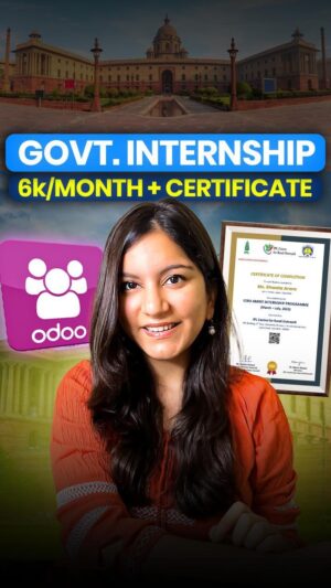 Shweta Arora Instagram - ⬇️ Comment “send” and I’ll message you the links! 📩🔗

🇮🇳 The Government of India is offering an amazing internship that provides: 💰 6000 rupees stipend 📜 Official certificate 🧑🏻‍💻 Work in the social sector ⏳ Duration: 3 months 

🎯 Anyone can apply in just 2 simple steps:
1️⃣ Get the required letter signed by your college. ✍️
2️⃣ Upload and submit it in the form. 📤

📍 Use Odoo’s Sign app to get the letter signed easily:
👉 Upload the letter in the app.
👉 Add the sign field where needed.
👉 Press send and add your college’s ID.
👉 Your college can sign it with a single click.
👉 Then, upload and submit it in the application form.

🆓 This first app is free forever. 💯

✅ Don’t miss out on this great opportunity! 💥

📩 Comment “send” for the link to apply and access the Odoo’s Sign App. 🔗

👥 Share this with everyone! 🌟

#odoo #app #odoofreetool #freetool #odoofeatures #tools #odooapp #internships #internship #internshipstudent #collegestudents #internshipindia #internshipforstudents #internshipopportunity #GOIinternship #governmentinternship #govtinternship #government #paidinternship #internshipprogram #students #governmentofindia #socialsector #ICROInternship #OdooSignApp #collab