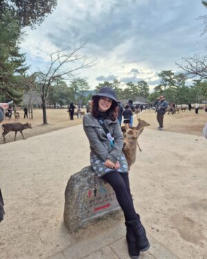 Shweta Gulati Instagram - Highlight of my day after which I fell sick miserably but didn’t give up. 
But so worth this feeling. 
Animals make me happiest. ♥️♥️♥️
#naradeerparkwasahit