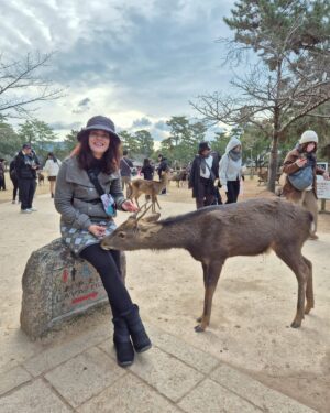 Shweta Gulati Instagram - Highlight of my day after which I fell sick miserably but didn’t give up. 
But so worth this feeling. 
Animals make me happiest. ♥️♥️♥️
#naradeerparkwasahit