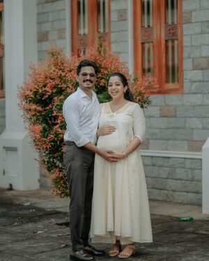 Sneha Babu Instagram - Our world is about to get a whole lot cuter.🧿🥰 @akhil_xavier__ 

Pc:- @signaturebysiva