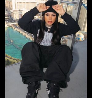 Snow Tha Product Instagram - thank u @FashionNova for the cool jacket for boys day in vegas with my brother