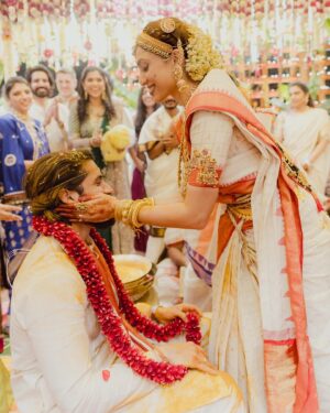 Sobhita Dhulipala Instagram - మాంగల్యం తంతునానేనా మమజీవన హేతునా
కంఠే భద్నామి సుభగే త్వం జీవ శరదాం శతం