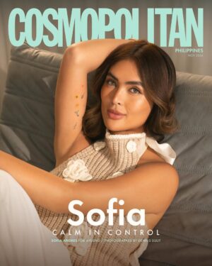 Sofia Andres Instagram - It's been a while since we last saw #SofiaAndres onscreen.

The last time I saw her on TV was when she played Nyx Bonifacio in The Iron Heart. She was a clear-cut professional who would and could get rid of anyone who stood in her way. The next time I laid eyes on her, it was like seeing a whole new person. Gone were the sneers and the often-bloodied clothing. Instead, she stood before me in neutral hues, striking confident poses under ethereal lighting. She examined every shot, taking notes on what could be done better.

I was reminded of Nyx Bonifacio once more: a professional who had a job to do.

Sofia Andres knows what she wants, and she loves being in control. She'll also be the first to tell you that it's not a bad thing.

Read her December 2024 cover story at the link in our bio. #SofiaForCosmo #EditorialCollabWithAveeno @aveenoph 

Slides 1 and 2: Sofia is wearing a floral beige @forloveandlemons top from @rntwardrobe, trousers from @theeditorsmarket.ph, and jewelry from @nami.

Slide 3: Sofia is wearing a teal top from @theeditorsmarket.ph, a @sunnei skirt from @univers.ph, @prada heels, and jewelry from @nami.

Slides 4 and 5: Sofia is wearing a @helmutlang skirt from @univers.ph and jewelry from @nami.

PHOTOGRAPHY: @dennisulit
ART DIRECTION: @delmundoodle
ASSOCIATE EDITOR: @idaaldana
PRODUCED BY: Alyana Olivar, assisted by @cheskasntg and @notclarabelle
STYLING: @cathsobrevega, assisted by Mika Alejo and Angel Zamora
MAKEUP: @mizraffy, assisted by Maffy Tirol
HAIRSTYLING: @vannieclaveria
NAILS: @extraordinail
SET STYLING: @jesdezen, assisted by Ianne Leoncio, Joey Selidio, and Mark Jayson Selidio
STORY: @cheskasntg
VIDEOS: Greeko Junio and @brighteyedcherrie
SOCIAL MEDIA: @ainalizarondo, assisted by @keoatienza