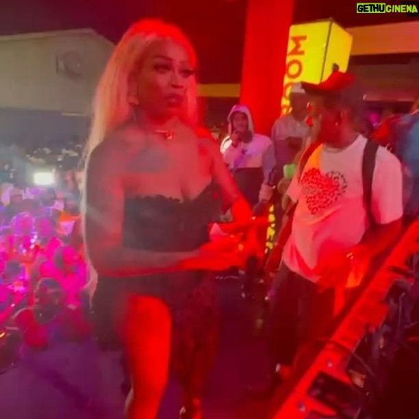 Spice - 41.1K Likes - I Gave away a quick Quarter Million on this Dance competition , for my new song #Chair 🪑 and #Goat 🐐 at Boom Boom Birthday Party this morning 💙💙💙 SLIDE TO SEE THE DANCEHALL MADNESS. @billboardselector @harryhypemusic Had to stop by and show the Cheerleaders dem some love for the new year. #SupportWhoSupportYou @dhq_chicken @dhq_chips @dhqneaty @official_dollybody_
