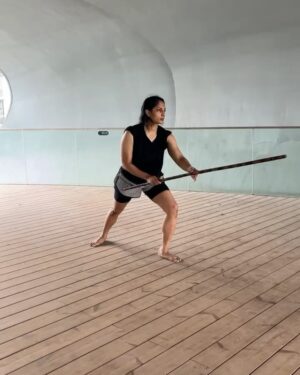 Sriya Reddy Instagram - Just like a #hungrycheetah ! #kalaripayattu #onedayatatime !