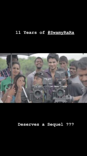 Swathi Reddy Instagram - 11 Years of #SwamyRaRa Do you think we should make a sequel ??? What do you say @swati194 @sudheerkvarma ??