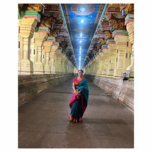 Tanya Desai Instagram - Ending 2024 on a spiritual note! 🕉❤️
Visited Rameswaram Temple, and completed my 11th Joytriling visit this year! The environment of the place, people around and the whole culture and ethnicity of the place has left a core memory in my heart! 🤍
2024 was a year of growth and progress. Career wise and personally as well. Got some new opportunities, travelled my favorite places and spent time with my most favorite people! Thank you so much for showering so much love on me throughout this year! I am really filled with gratitude and immense love! ❤️🧿
May 2025 bring us love, peace, adventures and lots of happiness! 🤗
Har Har Mahadev! 🕉

#rameshwaram #rameshwaramtemple #shivshankar #mahadev #spiritualjourney #2024 #yearend #2025 #grateful #love #tanyadesai