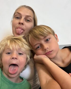 Teresa Palmer Instagram - Forest Sage is 8🫶🐞✨ Our Folly was born 12/12/16 at 12:21pm and was my easiest, quickest and dreamiest birth of the lot! His way in the world is as magic as the way he came in. His superpower is his kindness and humor (and legendary hair!) the things that light him up are animals, being in nature, creating art, making people laugh and being a helper. His ability to play in his own imaginary world for hours on end has always blown us away, he can make a play thing out of any object, anywhere. He’s the first to say sorry, the first to check in if someone is in need and can rip a hole in his pants like no other, he plays hard and loves harder. Forever in awe of you- our adventurous, big hearted, animal loving, wild wonder boy. Happy 8th birthday darling 🌲❤️ #happybirthday