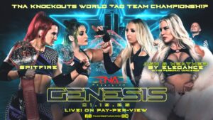 Tessa Blanchard Instagram - BREAKING: Four new matches are OFFICIAL for #TNAGenesis LIVE on PPV and TNA  from the Curtis Culwell Center in Garland, Texas on January 19. Get tickets at TNAWrestling.com!

- Jordynne Grace vs. Tessa Blanchard 

- Masha Slamovich vs. Rosemary for the Knockouts World Title in Clockwork Orange House of Fun 

- Josh Alexander vs. Mike Santana 

- Spitfire vs. Ash and Heather By Elegance for the Knockouts World Tag Team Titles