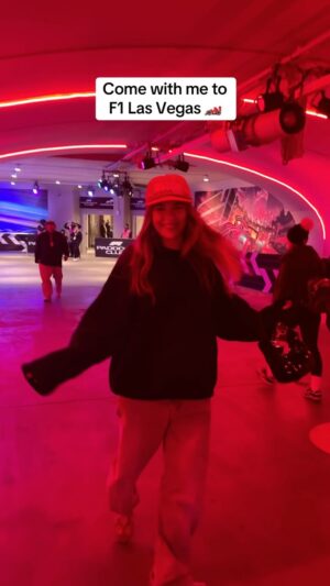 Tessa Brooks Instagram - Spend the weekend with me at @f1lasvegas 🏎️ @vegas  #LasVegasGP