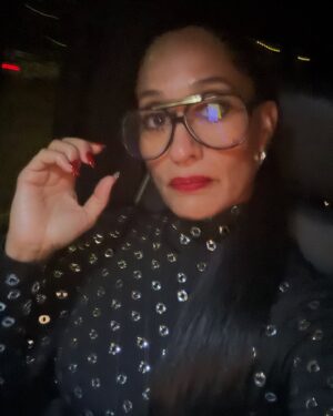 Tracee Ellis Ross Instagram - Thank you @wwd for all your incredible support throughout my career, for clocking my Instagram page 😉and for legitimizing my shopping habit 🤷🏽‍♀️by naming me fashion trailblazer!

Style is the confidence that your bones give you to let your heart sing, your soul dance, and your feet walk your own path. It's the way you dress, it's the way you live, and if there's any trail that I've blazed I hope it's paved with the footprints of my humanity, my service, my wholeness, my accountability, my gratitude, my joy and my delight. 

And in a world that is attempting to steal so much of our freedom and censor our expression, I think 2025 is the perfect time to be free in your expression and your joy.

And one more thing: don’t save your clothes for a special occasion. YOU are the special occasion so wear your pretty clothes. Whip them out to go to the market or wear a red lip to workout. 

Thank you @issarae for your generous words.  You da best. Thank you @karlawelchstylist for our red carpet collaborations and being so cool. Thank you @kelvharrjr for our amazing friendship and for being my date tonight. And finally thank you to my closet for this look and so many others.
