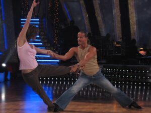 Trista Sutter Instagram - It was 2005 and Ryan and I hadn’t even  been married for 2 years. We were happily living in Vail and I got a call from an ABC executive about a new reality competition show that she wanted me to be part of. 
It was popular in Europe, she told me. 
It was all about dancing, she told me. 
It was going to be a big hit, she told me…because she believed it to be true. 
And she was right!!! Almost 20 years later and I’m still watching! 
I may have been the first person ever booted off the @dancingwiththestars stage, but even though I was only there for a tiny amount of time, I am grateful to be a tiny part of this iconic show. ✨ 
#season1 #dancingwiththestars #dwts