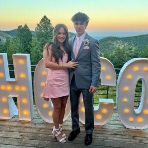 Trista Sutter Instagram - The girls were beautiful and the boys were handsome, and the dads…well, the dads stole the show. 😜❤️💐💃🏼 
#hoco2024 #proudmama 
Spray tan: @starglowspraytan (thank you, Nicole for the glow up!)