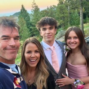 Trista Sutter Instagram - The girls were beautiful and the boys were handsome, and the dads…well, the dads stole the show. 😜❤️💐💃🏼 
#hoco2024 #proudmama 
Spray tan: @starglowspraytan (thank you, Nicole for the glow up!)