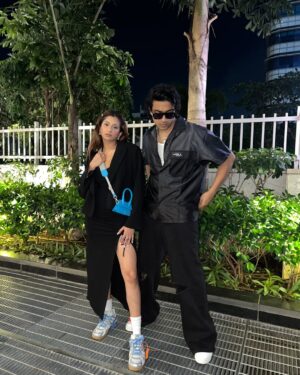 Unnati Malharkar Instagram - Happiest birthday Bestie!👫🏼 years have gone by but our bond has only gotten stronger! You’re one of the most empathetic person I know, it’s one of your best traits! You’ve been there for me during the mess and also the best, you’ve seen it all, thankyou for sticking by! There are a lot of thankyouus but mainly thankyou for never saying no for a movie😂 There’s so much I want to see you achieve and it’s not that far my friend, one step at a time but one thing that I know for sure is that you will surely reach the top! You’re so talented, which I don’t think you fully know of, rukna nahi hai bus! Coming year is YOUR year & I just know it! A sea of people, cheering your name and I will always be one of them! TeeKayZeee, hamesha sath!🤞🏻 Love you sooooo much!♥️🫶🏻✨🎙️