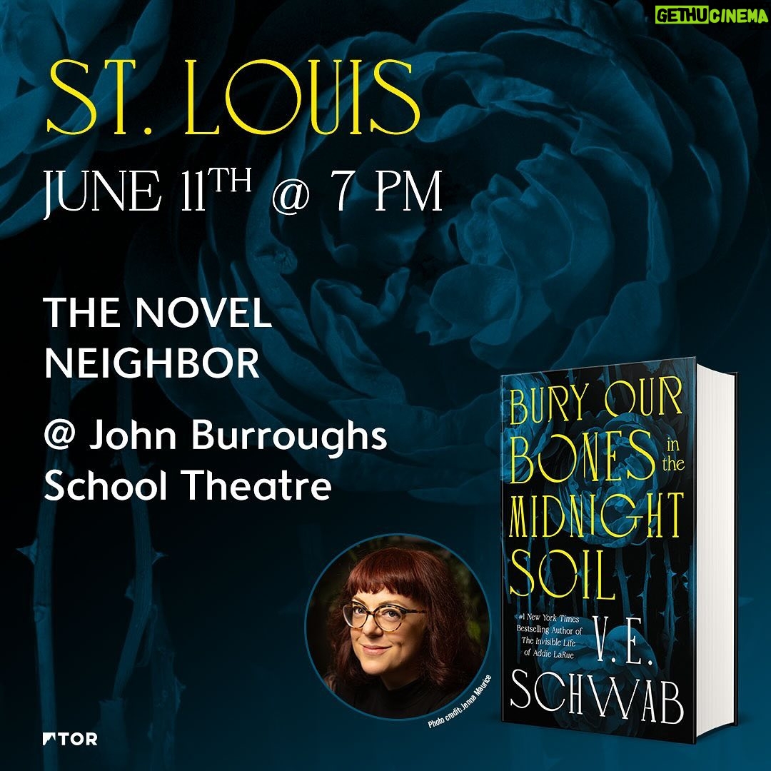 V. E. Schwab - 9.8K Likes - Who’s ready to join @veschwab on tour?! Get ready to celebrate the release of #BuryOurBonesintheMidnightSoil (@torbooks) across North America 🌹
Snag your tickets now via our link in bio and let us know where we’ll see you in the comments!
And for our UK friends… stops across the pond will be announced by @panmacmillan in January 2025. Stay tuned!
.
.
@blackbondbooks @irondogbooks @indigo @andersonsbookshop @charisbooksandmore @tatteredcoverbookstore @novelneighbor @dallasmuseumart @strandbookstore @booksmithsf @brooklinebooksmith @kingsenglishbookshop @bn_clackamas #torbooks #bookish #bookstagram #bookstagrammer #igreads #SFF #TBR #currentlyreading