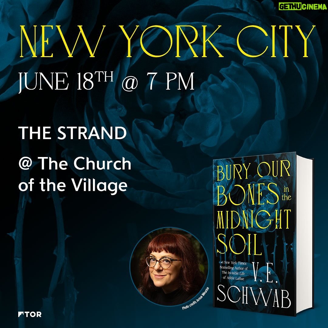V. E. Schwab - 9.8K Likes - Who’s ready to join @veschwab on tour?! Get ready to celebrate the release of #BuryOurBonesintheMidnightSoil (@torbooks) across North America 🌹
Snag your tickets now via our link in bio and let us know where we’ll see you in the comments!
And for our UK friends… stops across the pond will be announced by @panmacmillan in January 2025. Stay tuned!
.
.
@blackbondbooks @irondogbooks @indigo @andersonsbookshop @charisbooksandmore @tatteredcoverbookstore @novelneighbor @dallasmuseumart @strandbookstore @booksmithsf @brooklinebooksmith @kingsenglishbookshop @bn_clackamas #torbooks #bookish #bookstagram #bookstagrammer #igreads #SFF #TBR #currentlyreading